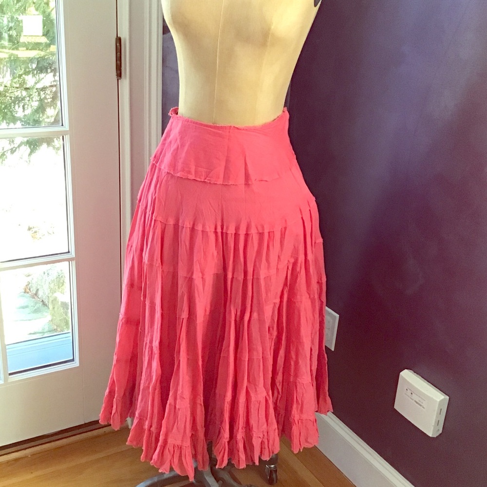 Multitiered Boho Maxi Skirt